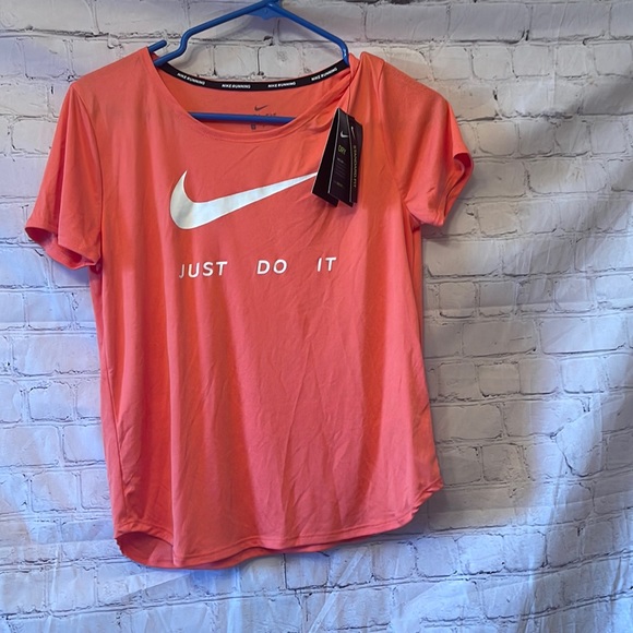 Nike Tops - NIKE  DRI-FIT WOMEN'S RUNNING T-SHIRT BLACK Lightweight,